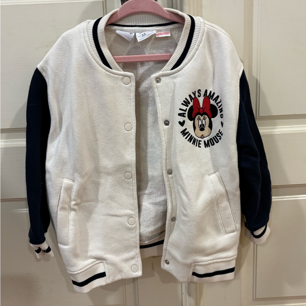Disney Minnie Mouse Sweater - Cream and Navy blue.